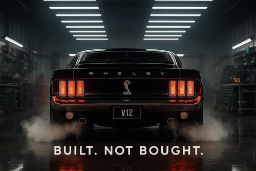 Built, Not Bought — Contemporary Automotive Digital Artwork Celebrating Craft, Power, and Legacy